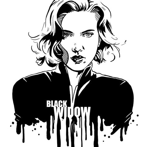 Download Or Print The Free Black Widow Coloring Page And Find Thousands