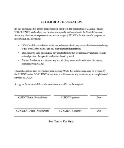 Sample Of Authorization Letter Examples Template In P Vrogue Co