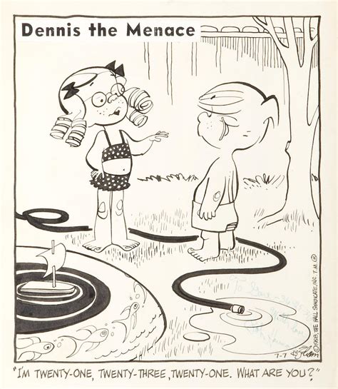 Bonhams Hank Ketcham Original Artwork For Two Dennis The Menace