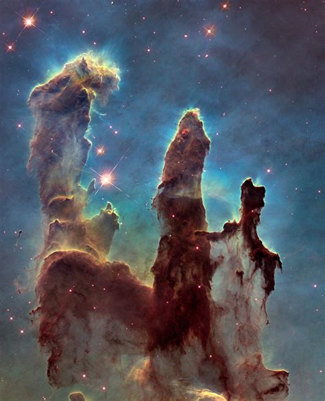 Apod 7 January 2015 Hubbles 25e Verjaardag Zuilen Der Schepping