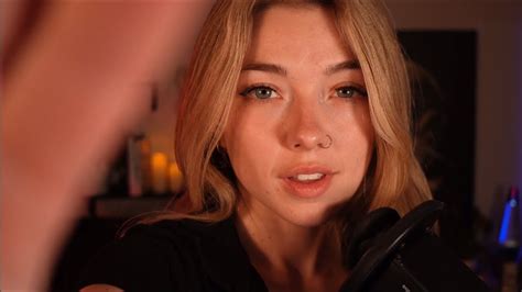 Lens Covering Asmr Affirmations Inaudible Whispers Tongue Clicking Tapping And Scratching