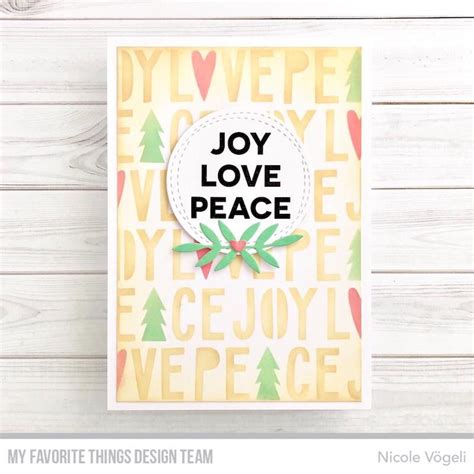 Spread Peace Love And Joy With Todays Merry And Bright Offerings Mft