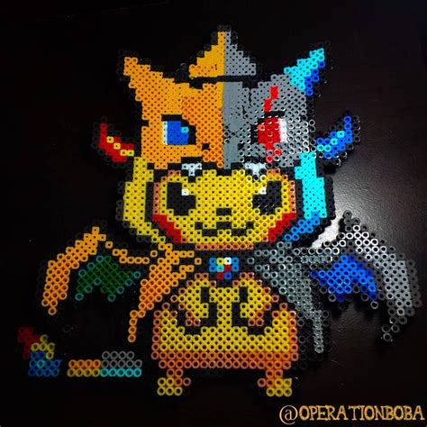 Pixel Art Pokemon Dracaufeu X Mega Charizard X Charizard X Pikachu