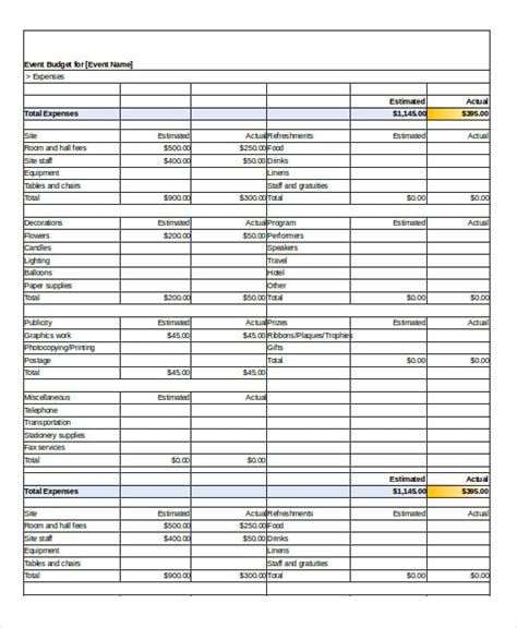 Simple Budget Spreadsheet Template 13 Freeword Excel Pdf Documents