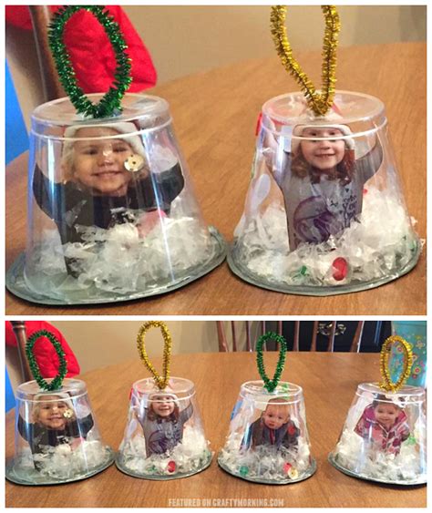 Snow Globe Cup Ornaments To Make For Christmas Crafts And Ts