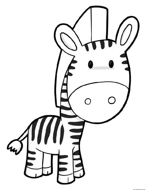 Printable Zebra Preschool Coloring Page For Kidsfree Printable Coloring Pages For Kids