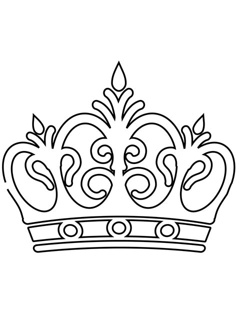 Royal Crown Coloring Pages At Getdrawings Free Download