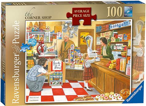 Ravensburger The Corner Shop 100 Piece Jigsaw Puzzle With Extra Large