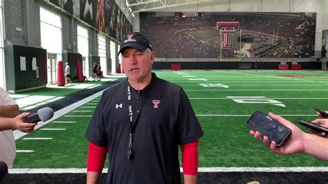 Texas Tech Coach Joey Mcguire On Tavares Elston Jr Moving From Lb To