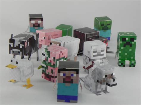 Minecraft Foldables Using These For Bday This Weekend Knutselen