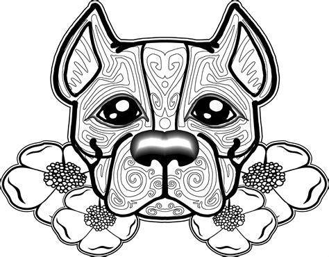 A beautiful dog to color collie a beautiful dog to color beauceron. Dog Coloring Pages for Adults - Best Coloring Pages For Kids