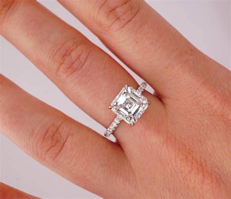 Find an amazing selection of platinum rings, such as platinum engagement rings, at zales. GIA Certified 3.02 Carat Asscher Cut Square Emerald Engagement Platinum Ring For Sale at 1stdibs