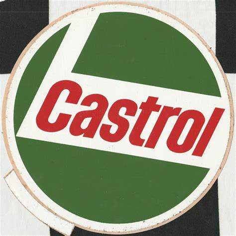 Castrol Motor Oils Logo Large Original Sticker Adesivo Aufkleber Decal