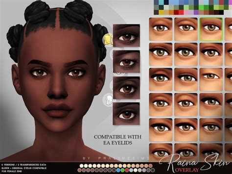 Pralinesims Raina Skin Overlay Female Sims 4 Cc Eyes The Sims 4
