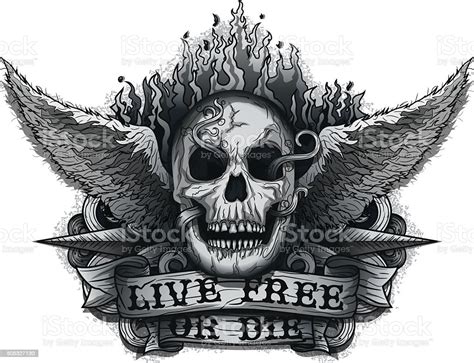 Live Free Or Die Stock Illustration Download Image Now Istock