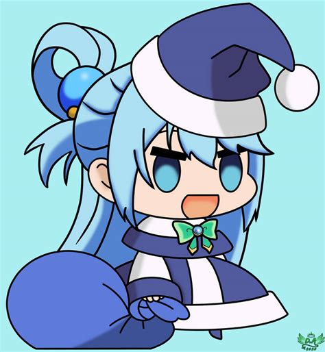 Aqua Konosuba Padoru By El Nenis12 On Deviantart