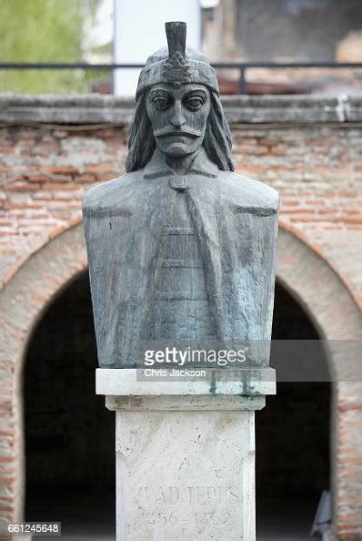 A Statue Of Vlad The Impaler Ahead Of A Walking Tour Of The Old Town