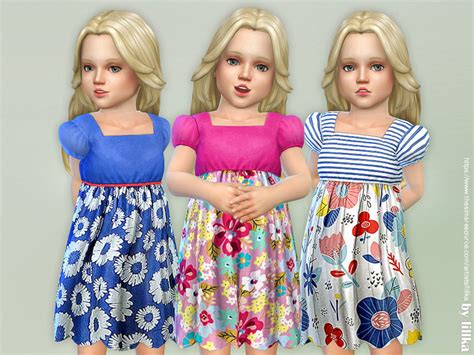 The Sims Resource Toddler Dresses Collection P87