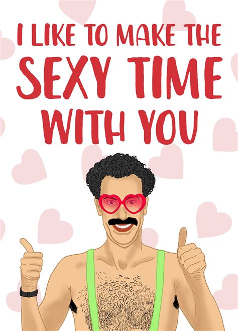 Make The Sexy Time With You Card Scribbler