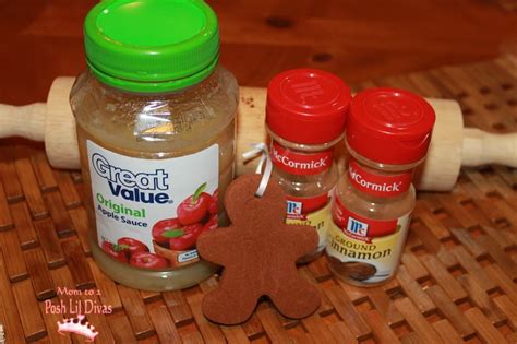 Easy Cinnamon And Applesauce Dough Ornaments For Kids Easy Cinnamon