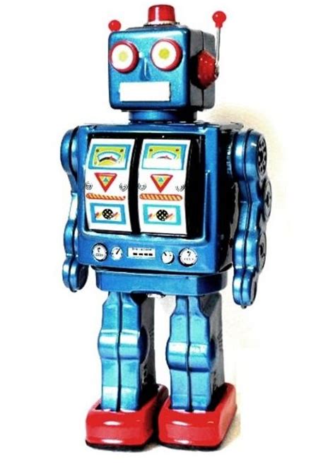 Tin Toy Battery Robots Vintage Robots Robot Toy Design Retro Robot