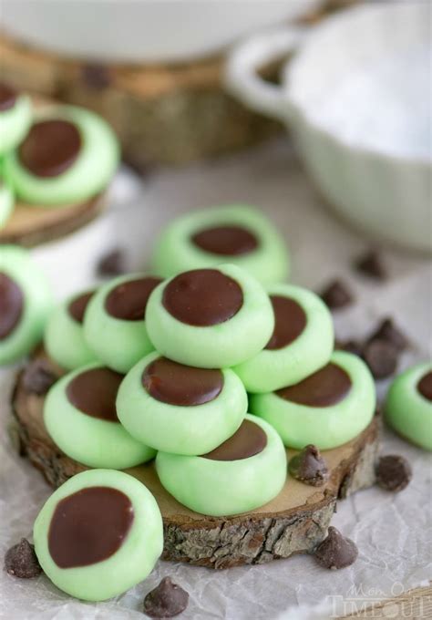 These Chocolate Mint Cream Cheese Buttons Are Perfect For All Occasions Lovely Mint Flavored