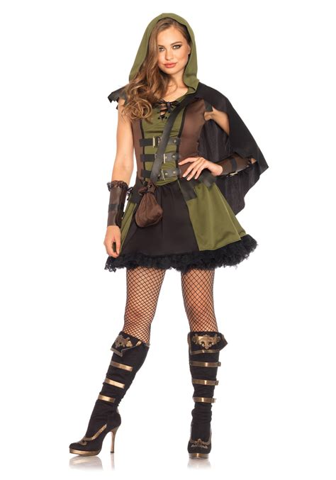 free shipping robin hood womens halloween costume