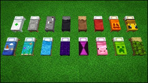 Lucid Beds Minecraft Texture Pack Minecraft Bedding Texture Packs