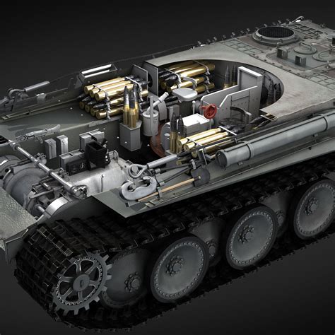 The Panther Tankinterior Wip Cgtrader