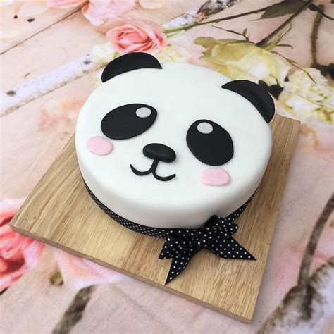 A Cute Panda Birthday Cake Baked With Love For My Daughters 13th