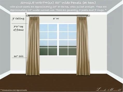Standard Curtain Panel Sizes