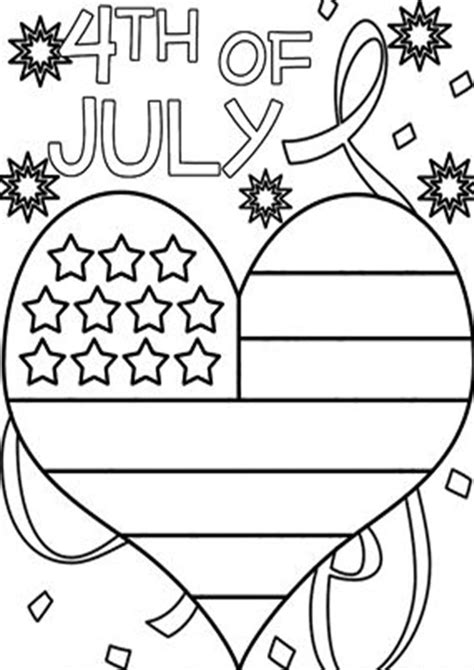 Printable July 4th Coloring Pages
