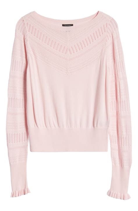 Halogen Boatneck Pointelle Sweater Nordstrom