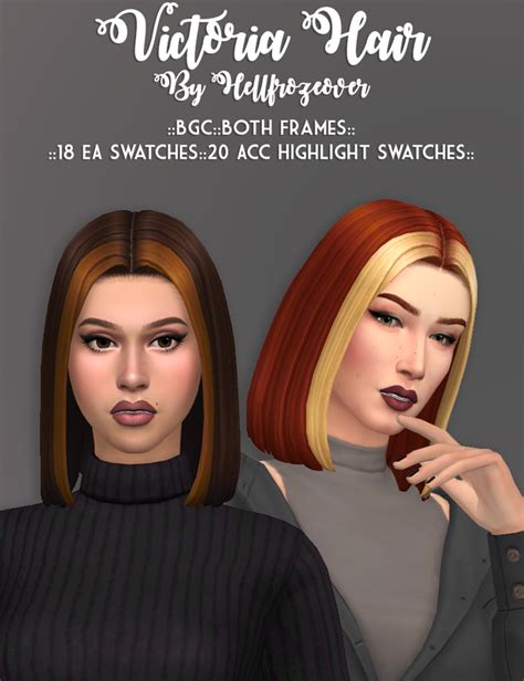 Sims 4 Cc Hair With Highlights Minnesotalasopa