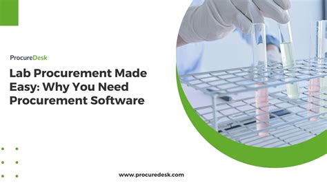 Lab Procurement Made Easy With Lab Procurement Software Procuredesk
