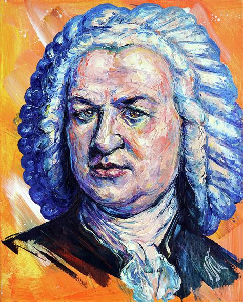 Johann Sebastian Bach Painting By Natasha Mylius Fine Art America