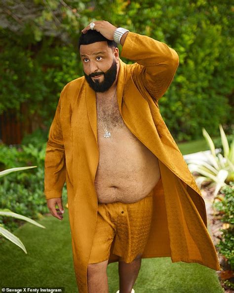 dj khaled boldly goes shirtless in new body positive ad for rihanna s savage x fenty lingerie