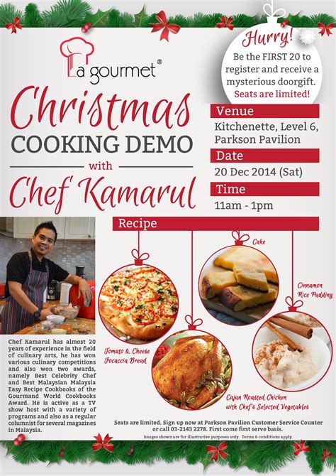 Edutainment, as you may have guessed, is the blending of education and entertainment, notably in the form of television programs and video games. La gourmet Christmas Cooking Demo with Chef Kamarul - 20 ...