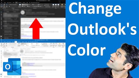 How To Change The Color Of Your Outlook Youtube