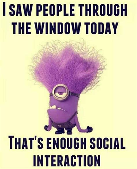 Thatll Be Enough Social Interaction For Today Happy Minions Evil