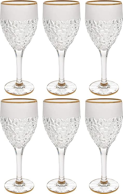 Goblet Wine Glass Water Glasses Crystal Set Of 6 Stemmed Glasses Red Or