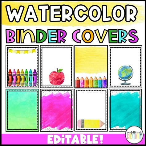 Watercolor Classroom Decor Bundle Watercolor Classroom Teacher