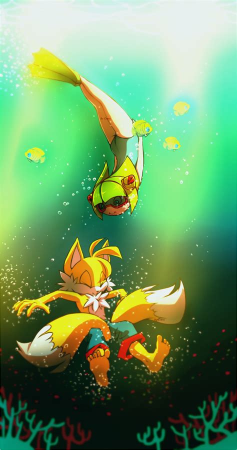 Cosmo And Tails By Cheroy On Deviantart Sonic Art Sonic Fan Art