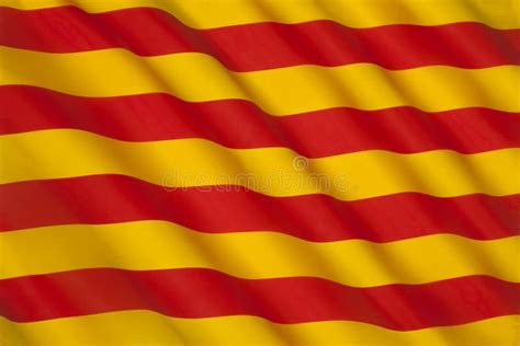 Flag Of Catalonia Spain Europe Stock Image Image Of Standard