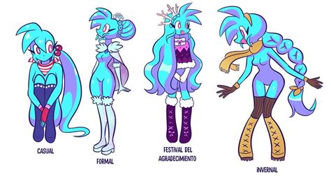 Spaicy With Different Looks By Loulouvz On Deviantart