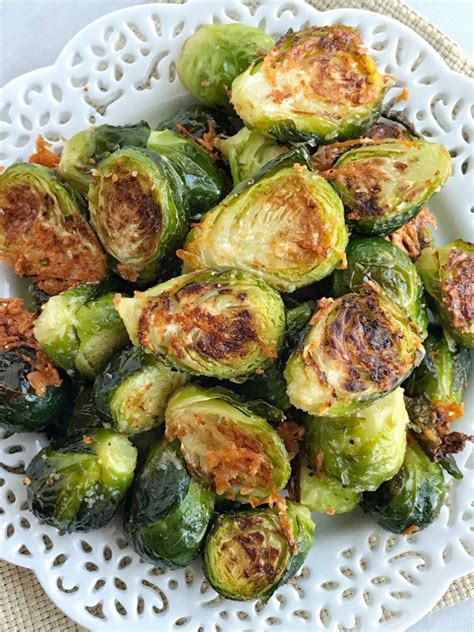 Oven Roasted Parmesan Brussel Sprouts Are A Quick And Easy 20 Minute Side