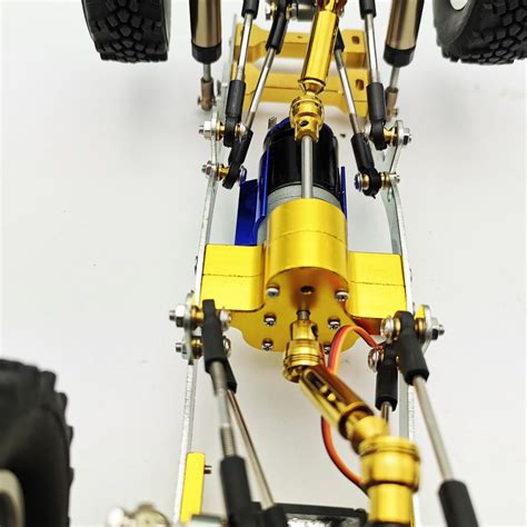 Wpl 116 Upgraded Metal Rc Car Chassis Unassembled Kit For Military