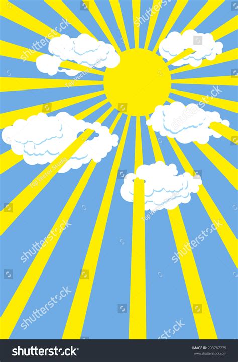Sun Rays Through Clouds Over 1335 Royalty Free Licensable Stock