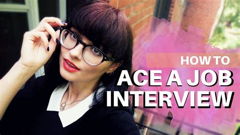 How To Ace A Job Interview 5 Tips To Crush Any Interview Youtube