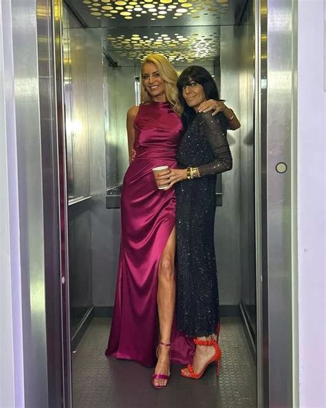 Strictlys Tess Daly Wows In Pink Thigh Split Gown As Fan Gushes Dress At Last